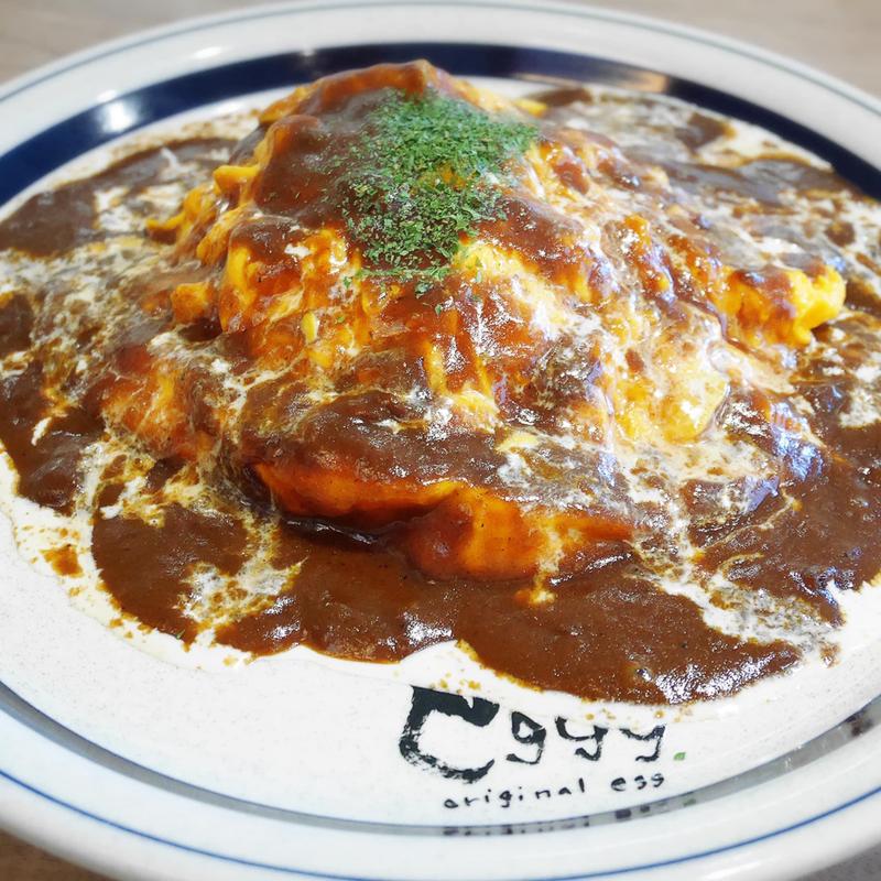 半熟デミグラスオムライス(えぐぅ～ カフェ 国分寺店 （eggg Cafe）)