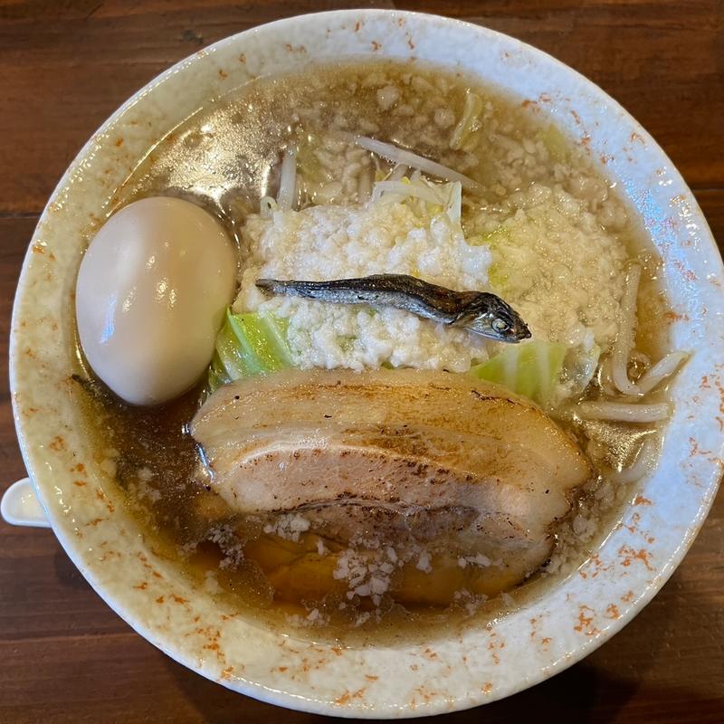 煮干しラーメン　味玉入り(ラーメン坐 裕冬)