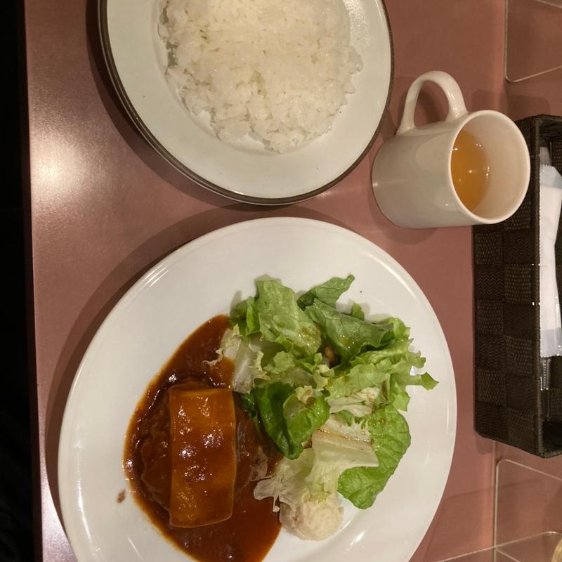 ハンバーグランチ(葡萄の木)