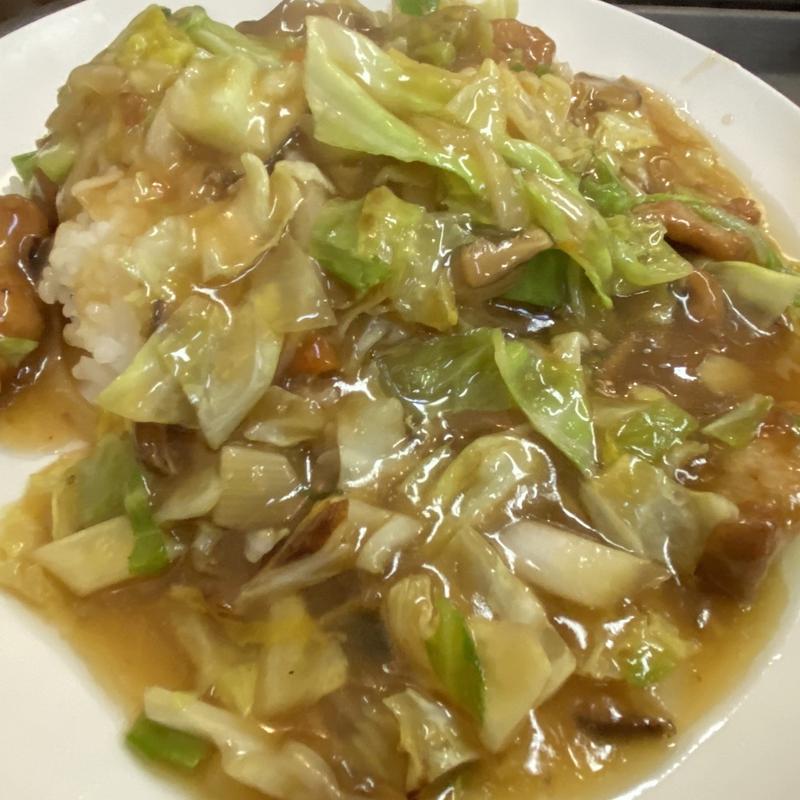肉うまライス（半ラーメン付き）(龍宝 )