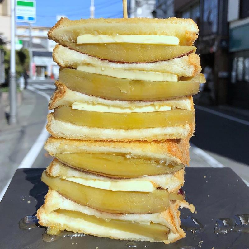 冷やし芋揚げバターぱん(コーヒー＆トースト)