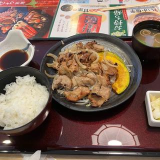 豚ジンギスカン定食(和食レストランとんでん 厚別店)