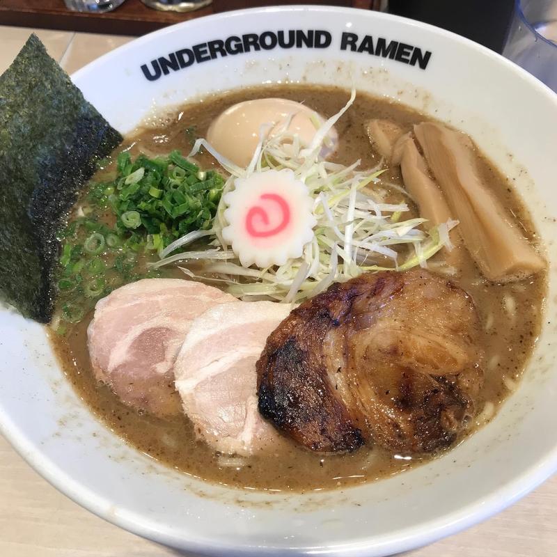 特製中華そば(頑者 UNDERGROUND RAMEN 川越駅店)