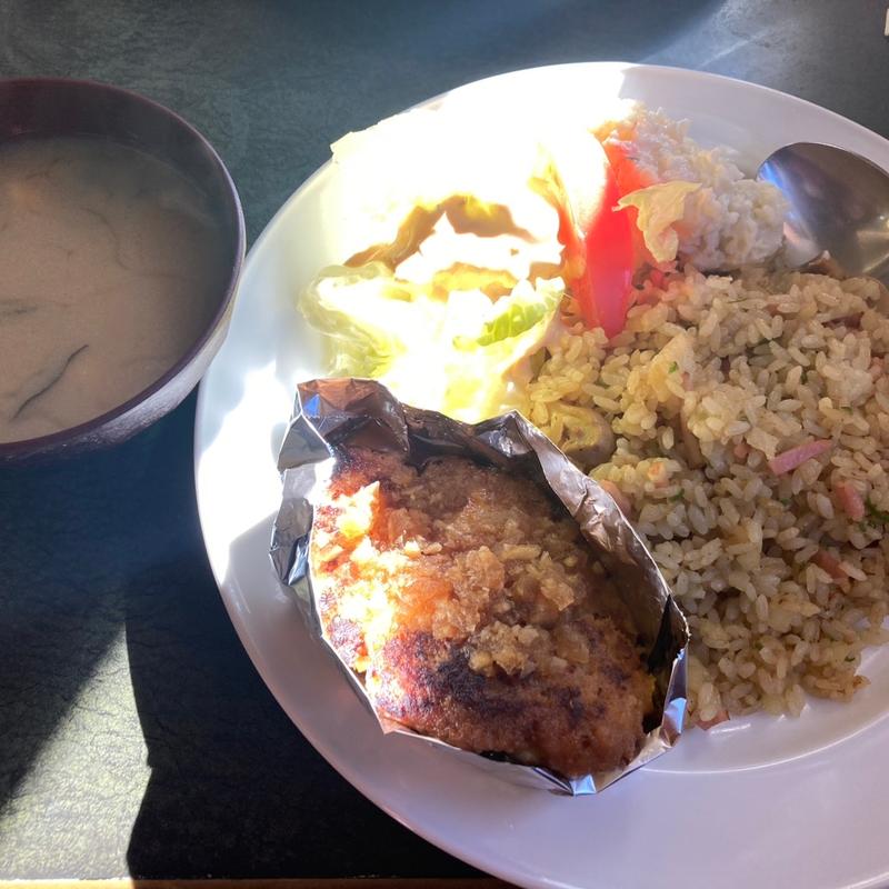 和風ハンバーグとドライカレーの日替わりランチ(ミラベール )