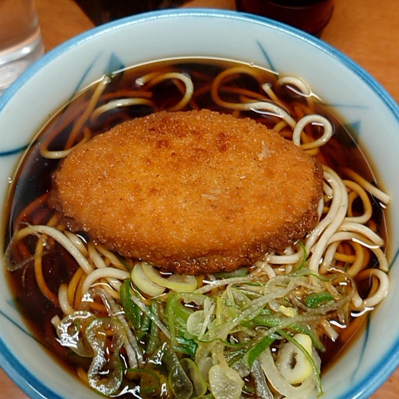 コロッケそば(うさぎや)