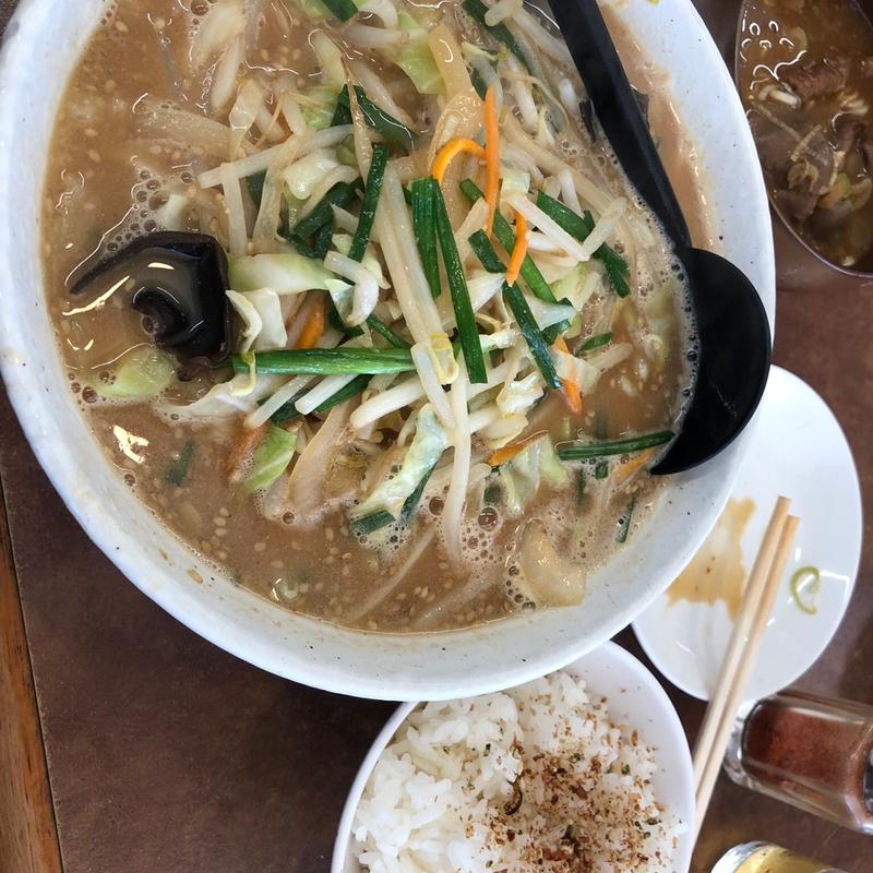 味噌野菜ラーメン(くるまやラーメン 足利店)