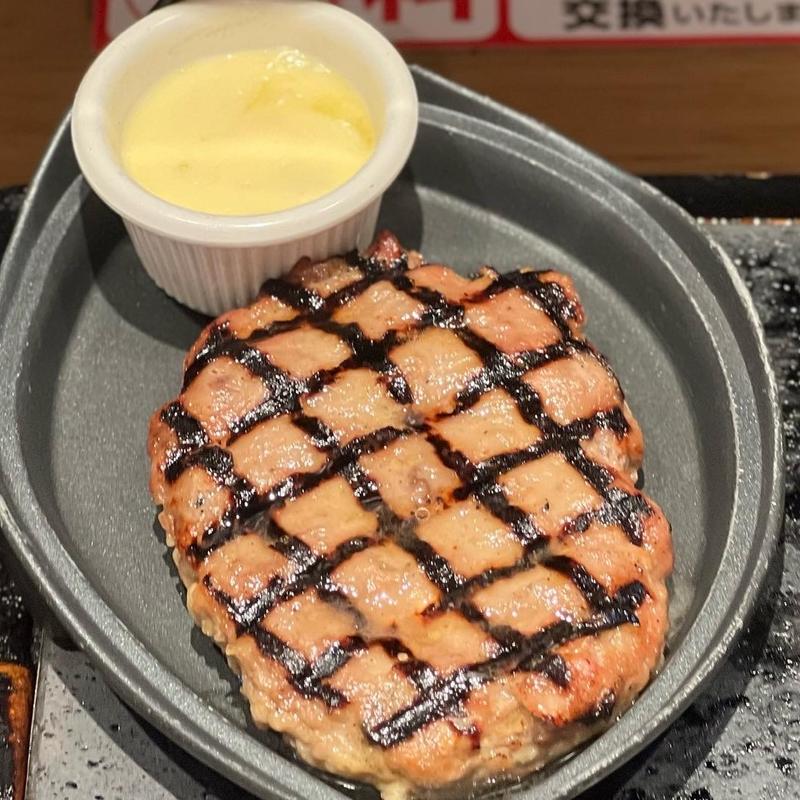 黒毛和牛入りハンバーグステーキ　チーズ(ステーキ屋 松 国分寺店)