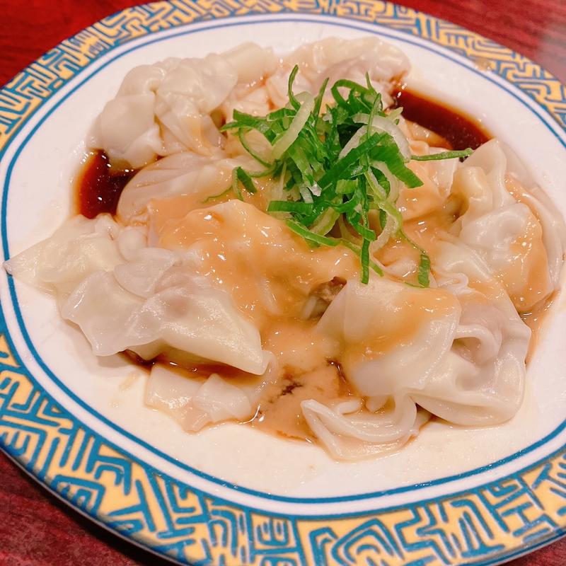 紅油皿雲呑(バーミヤン 武蔵藤沢店)