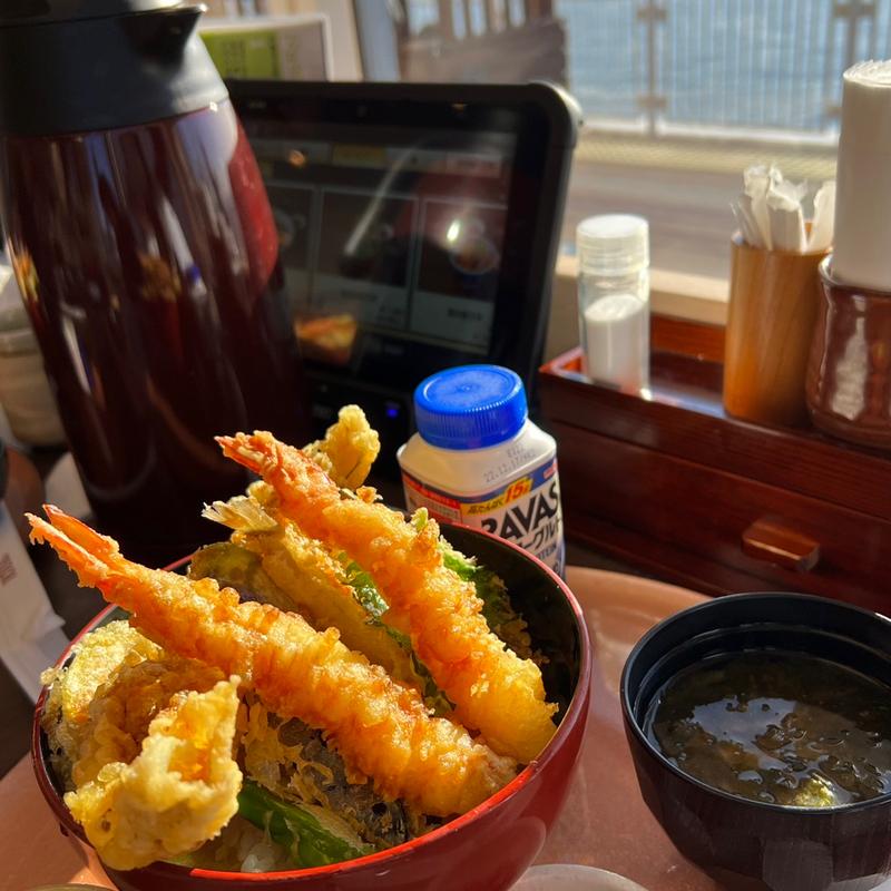 海ほたる天丼(房総海鮮処 木更津庵 (海ほたる) 5F)