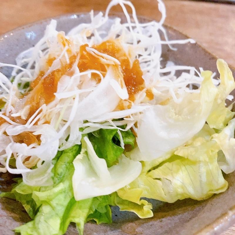 サラダ（ステーキ&ハンバーグ定食）(とみや本館)