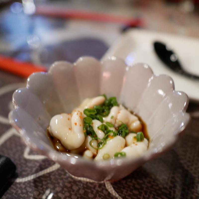 白子ポン酢(酒肴飯ブリオ 料理人文一郎)