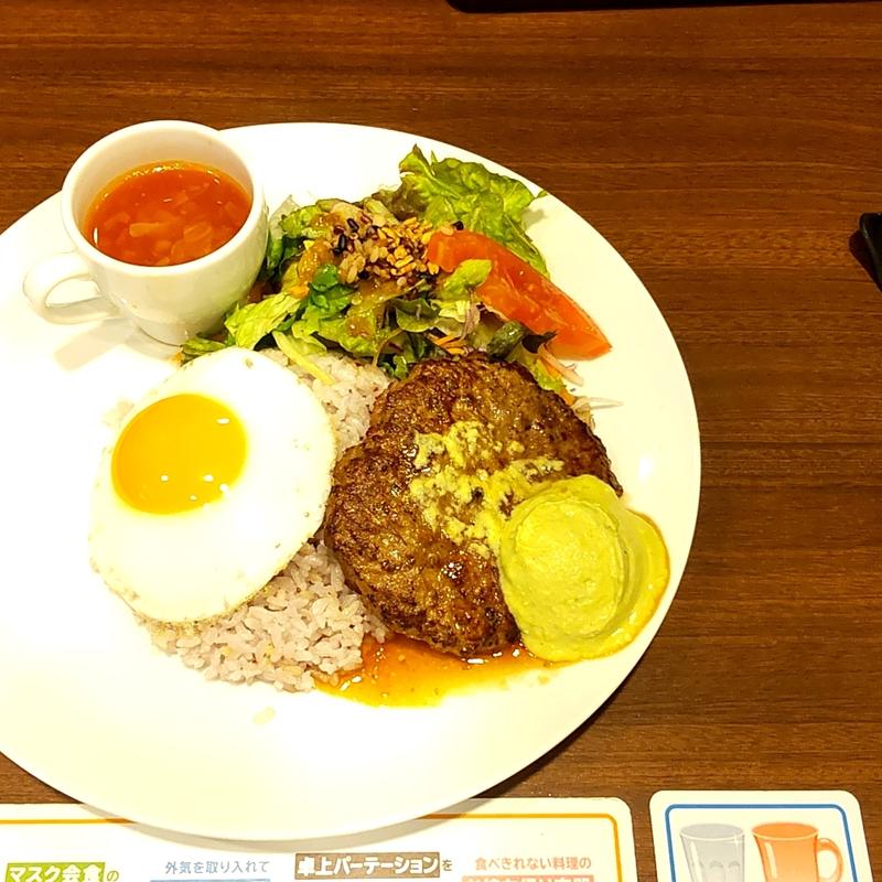 ロコモコプレート(ジョナサン 水天宮駅前店)