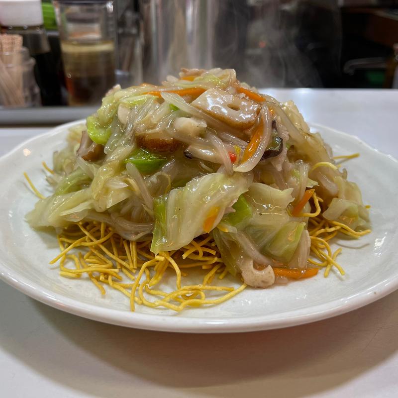 焼きそば（揚麺皿うどん）(長崎ちゃんぽん たなべ 栄店)