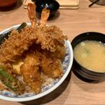 上天丼　味噌汁セット(日本橋 天丼 金子半之助 Otemachi One店)