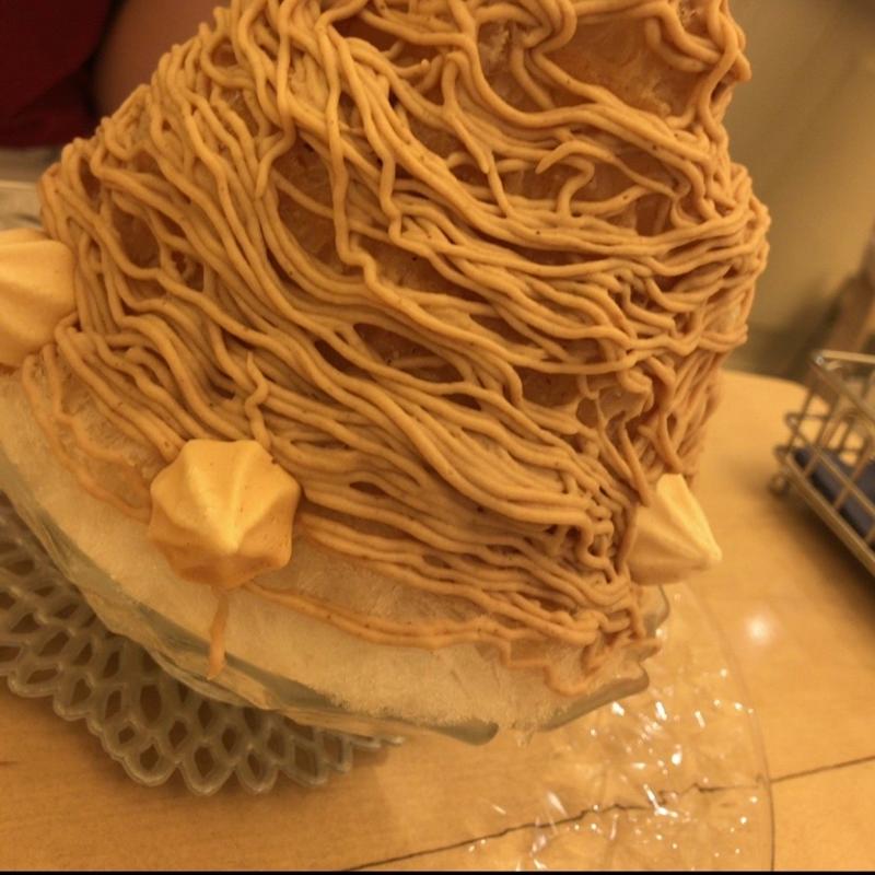 モンブランかき氷(マールブランシュ)