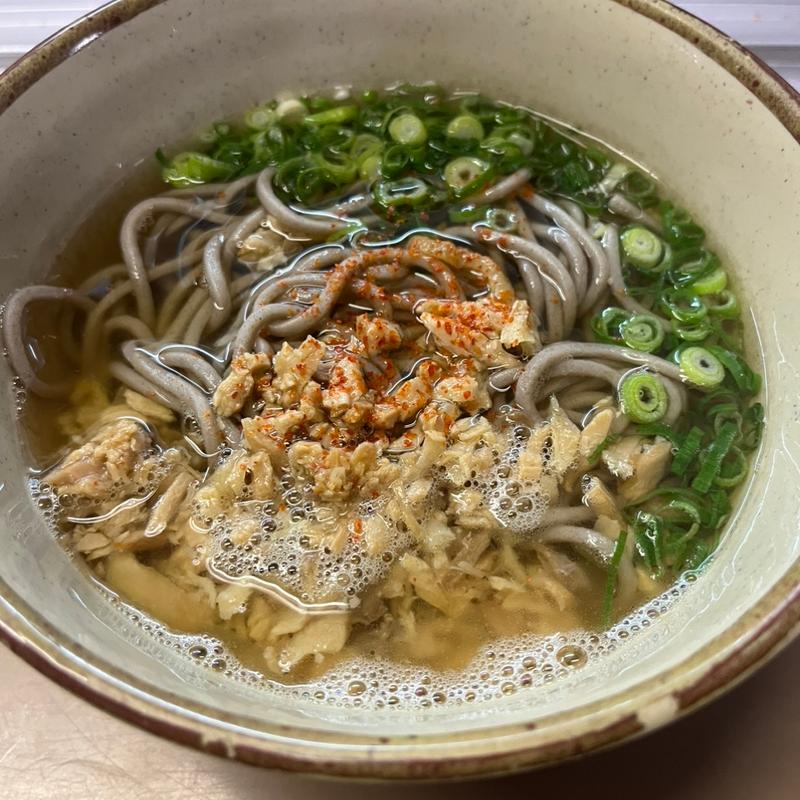 かしわそば(中央軒 （ちゅうおうけん）)