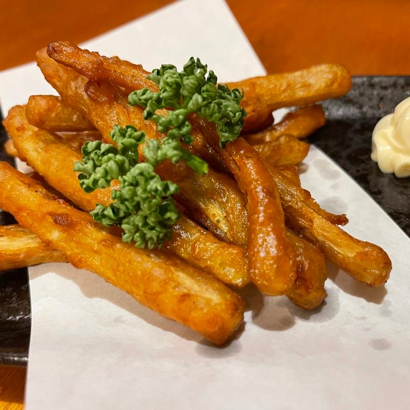 ゴボウの天ぷら(あずさ丸)