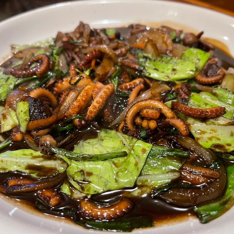 タコのチャンプル(あずさ丸)