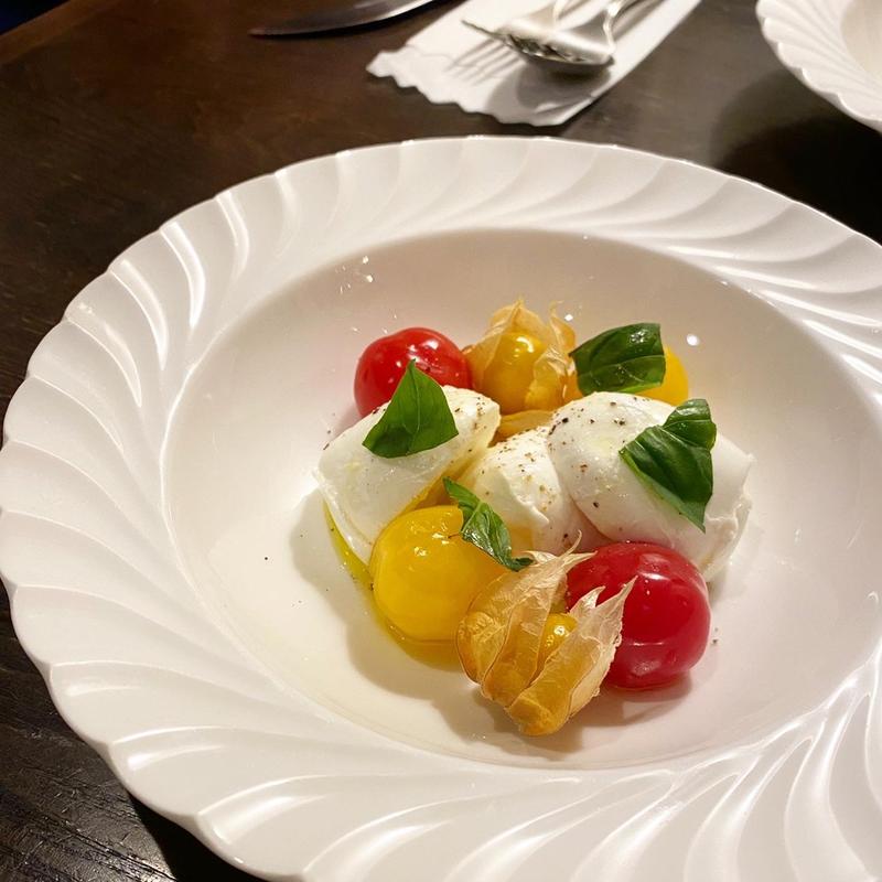 トマトと鬼灯のカプレーゼ(ドルチェ)