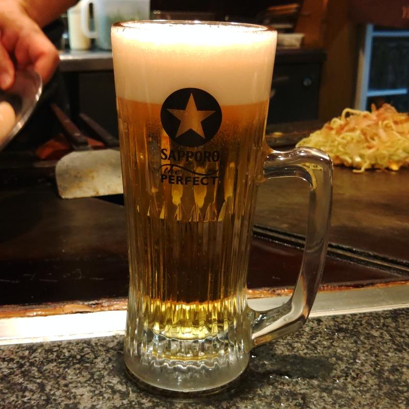 生ビール(お好み焼 美津の)