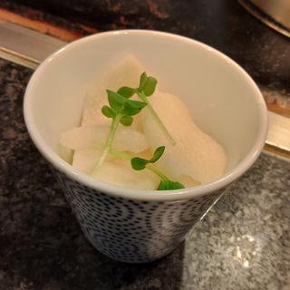 カブの漬物(お好み焼 美津の)