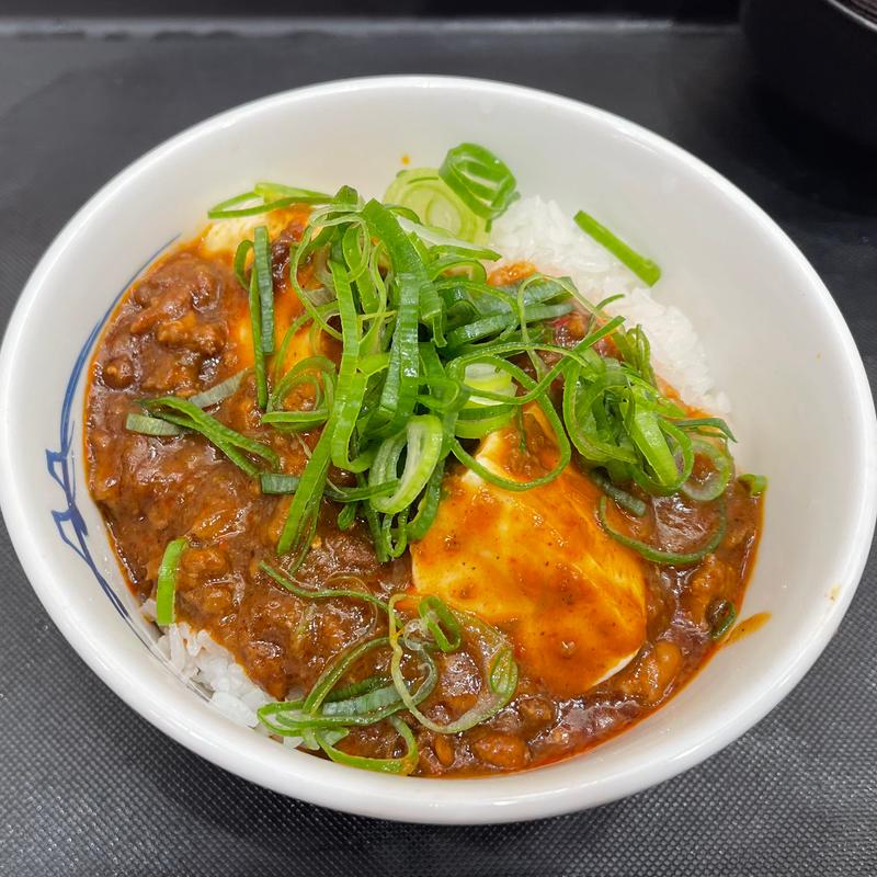 本格麻婆丼(松屋 森下店)