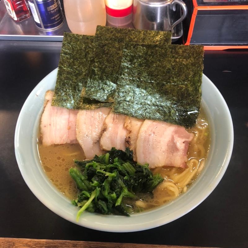 バラチャーシューメン+大盛り(横浜ラーメン 一心 （いっしん）)