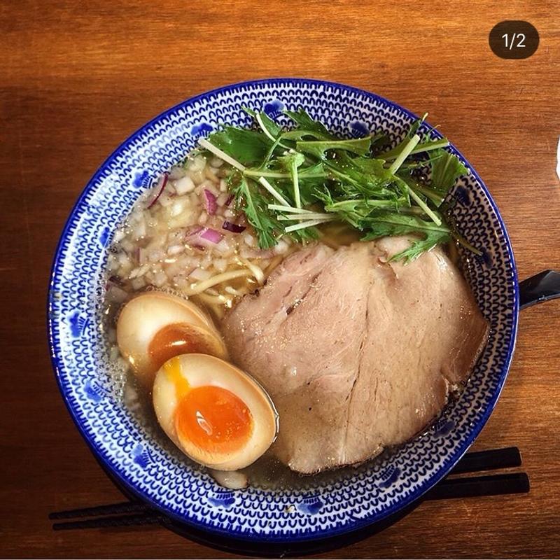焼き飛魚そば(だしと麺)