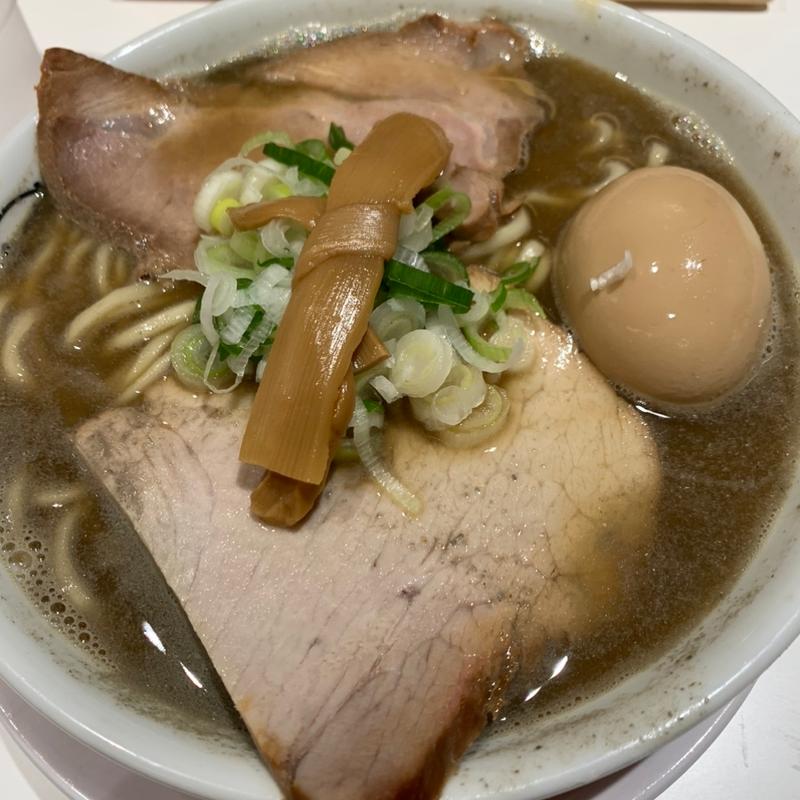 濃口味玉煮干そば(中華そば ひらこ屋 東京ラーメンストリート店)