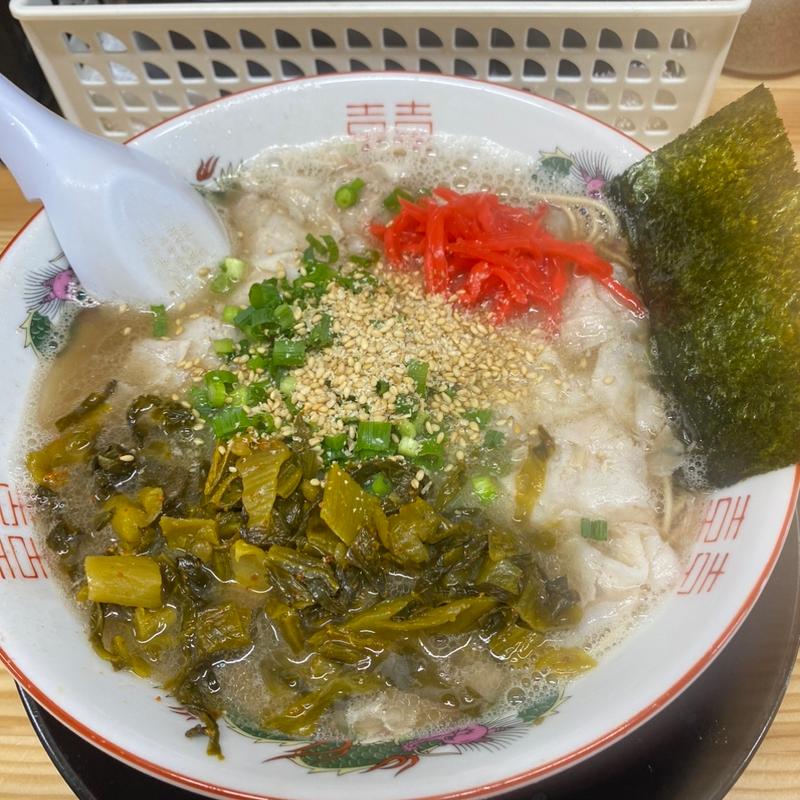 チャーシューメン辛子高菜(しぇからしか 仁川店 )