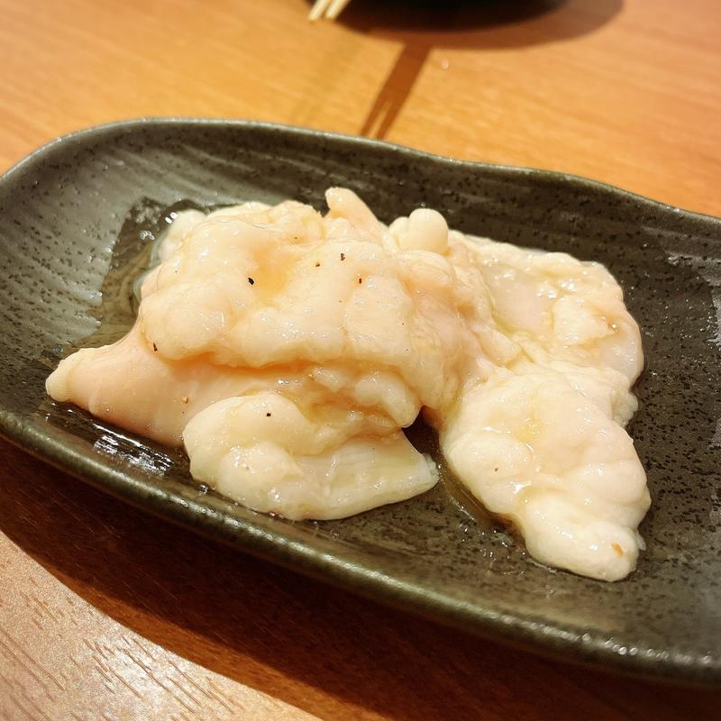 新鮮シマチョウ(肉やきとだしと博多うどん中目黒はし田)