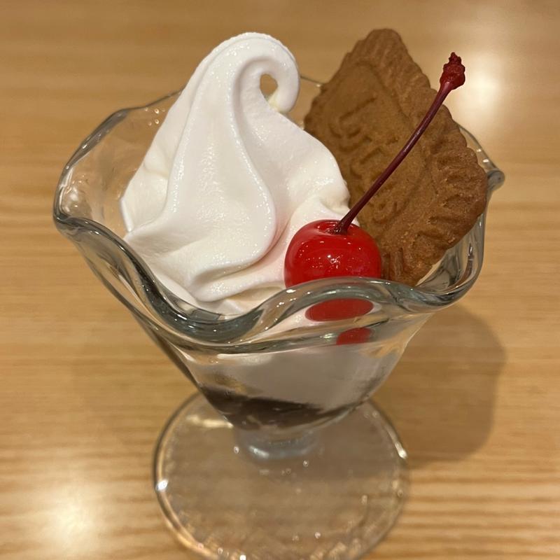 自家製珈琲ゼリーソフト(北海道生まれ和食処とんでん 桶川末広店)