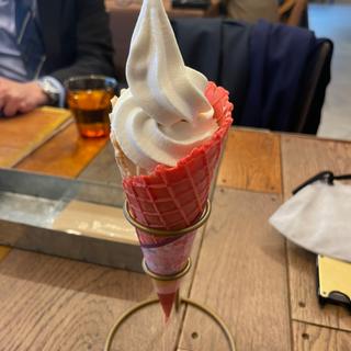 ソフトクリーム(クックカフェ旅の途中に)