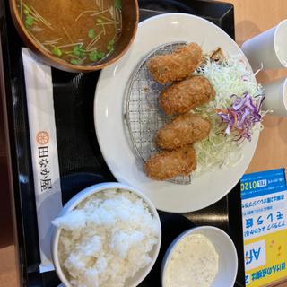 カキフライ定食(とんかつ田なか屋 モレラ店 )