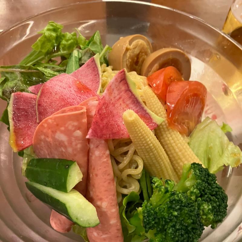 ラーメンサラダ(ビヤホールライオン狸小路店)