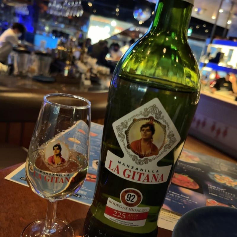 シェリー酒(THE RIGOLETTO ocean club)