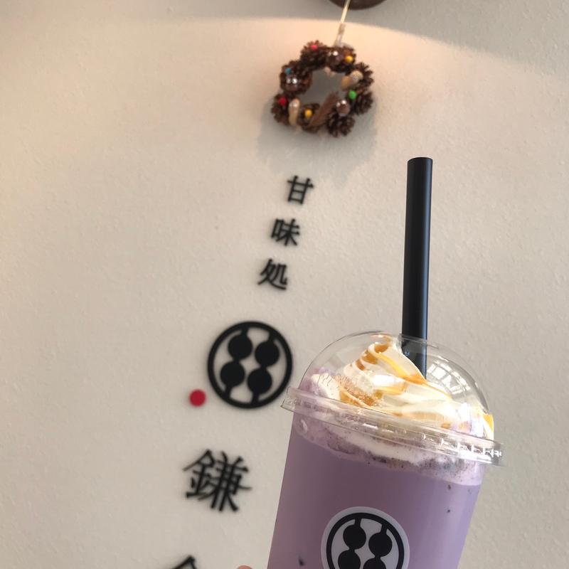 お芋のわらびもちドリンク(甘味処鎌倉 姫路城みゆき通り店)