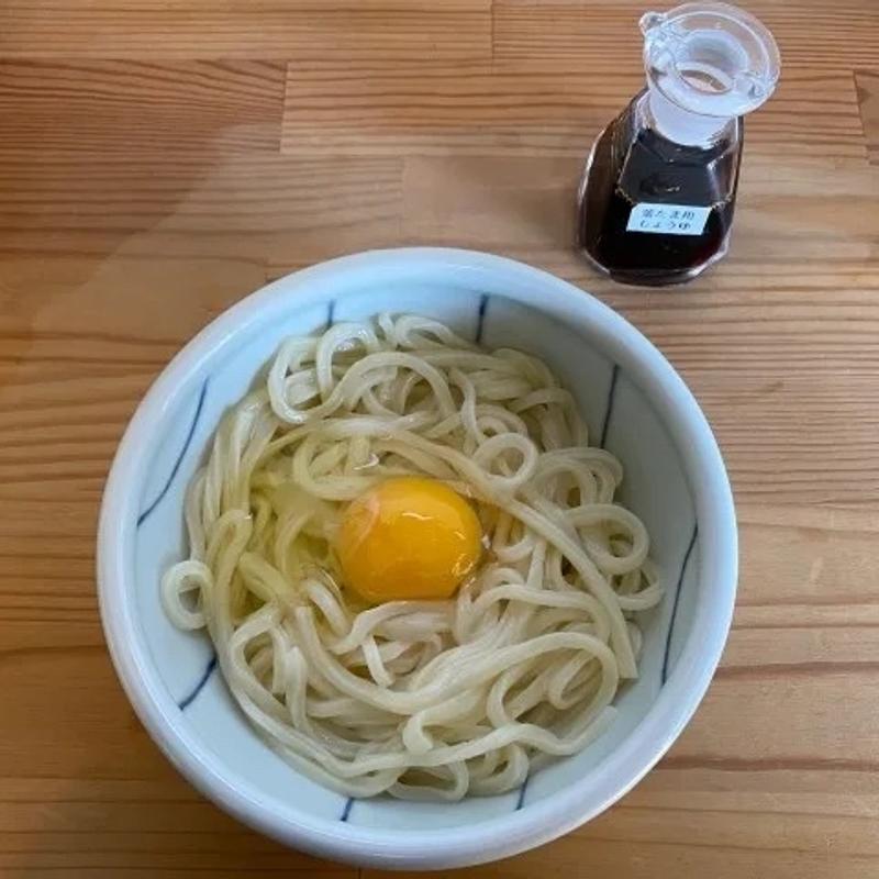 釜たま(手打ちうどん 落花生)