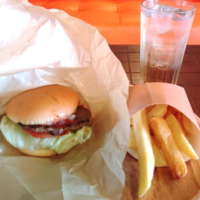 元祖☆若柳バーガー　ポテト/ドリンクセット(GARDEN RESTAURANT SPRING Rd. （ガーデン レストラン スプリング ロード）)