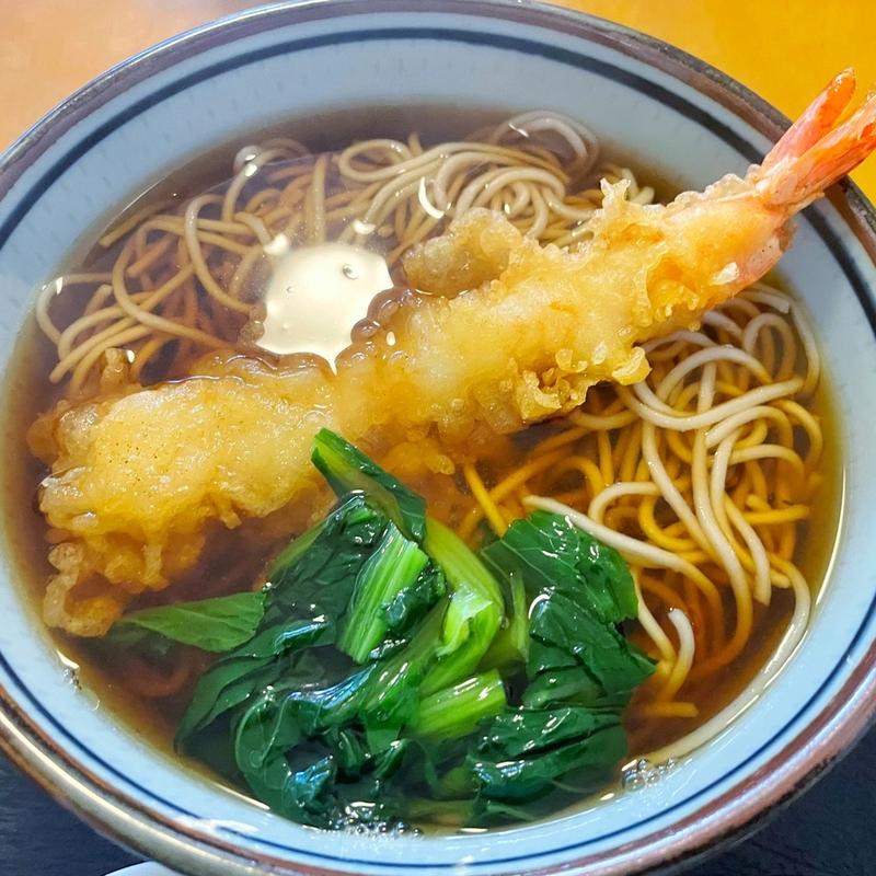 天ぷら蕎麦(長寿庵)