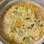 とんこつ坦々鍋ラーメン(サリ麺)(チャレンジャー 燕三条店)