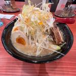 味噌ラーメン トッピングネギと味玉(萬馬軒)