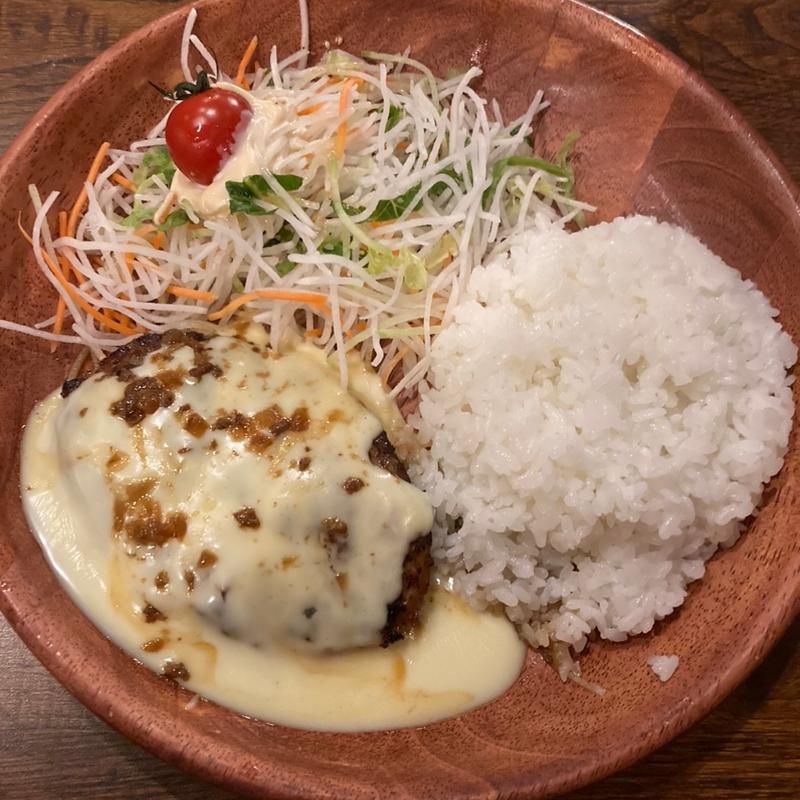 フォンデュ風チーズバーグ(びっくりドンキー 神戸ハーバーランド店)