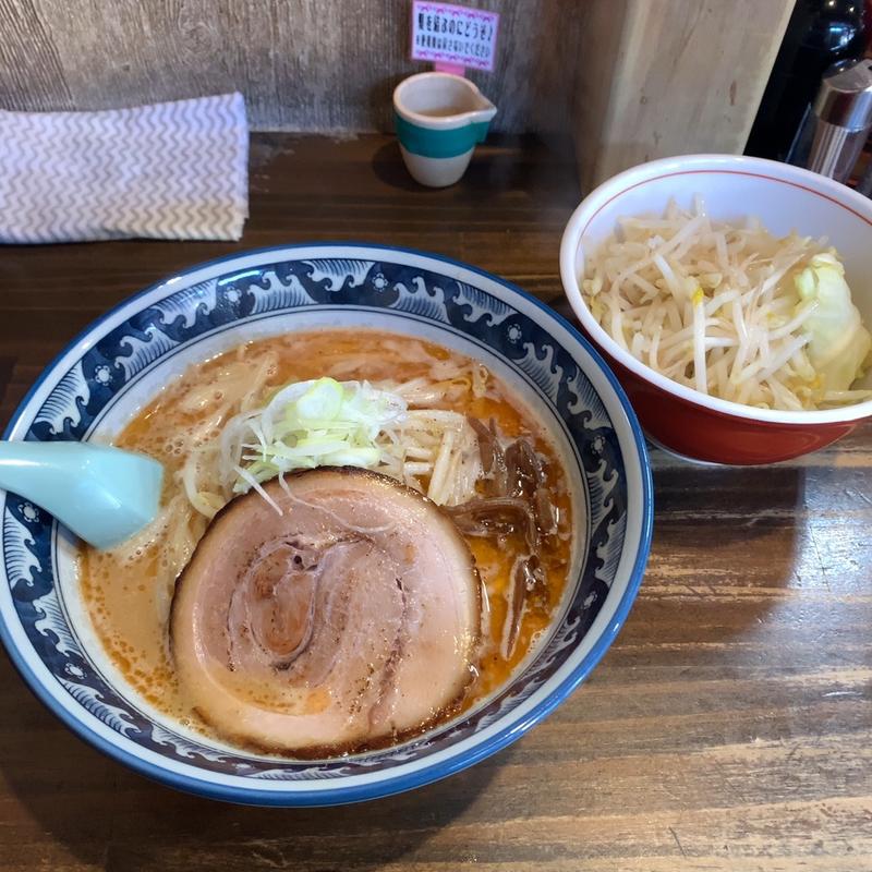 海老味噌ラーメン(麺や樽座 子安町店)