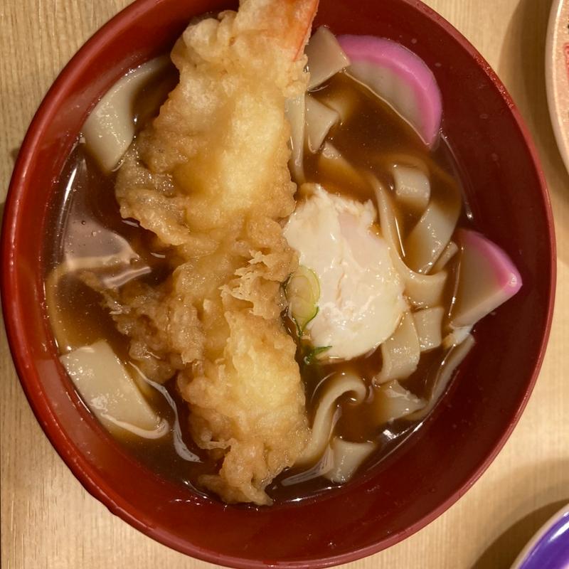 天ぷらみそきしめん(魚魚丸 緑区鹿山店)