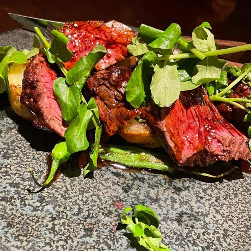 牛ハラミのステークフリット(Wine 厨房 tamaya-ohyama （ワインチュウボウ タマヤオオヤマ）)