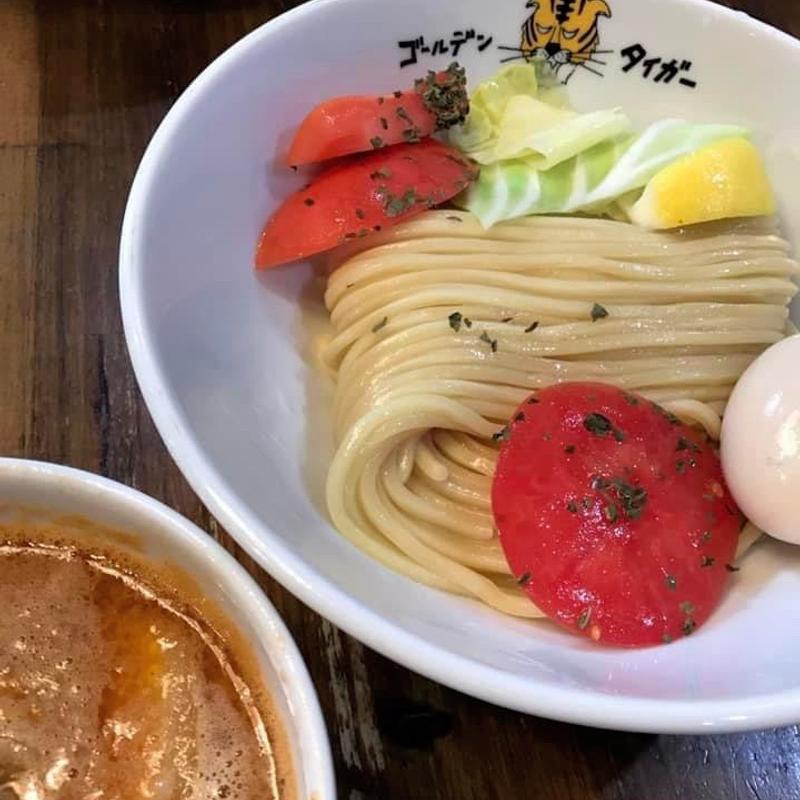 味玉トマトつけめん(ゴールデンタイガー)