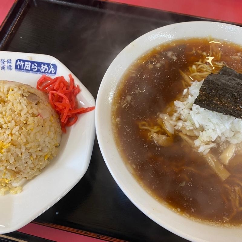 ラーメン炒飯セット(竹岡らーめん清見台店)
