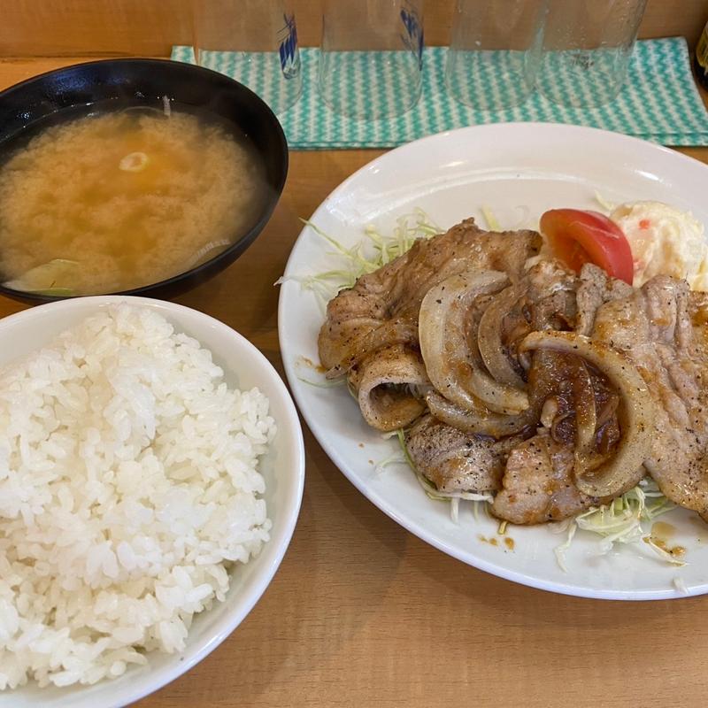 生姜焼き定食(大衆食堂 糸義 （いとよし）)
