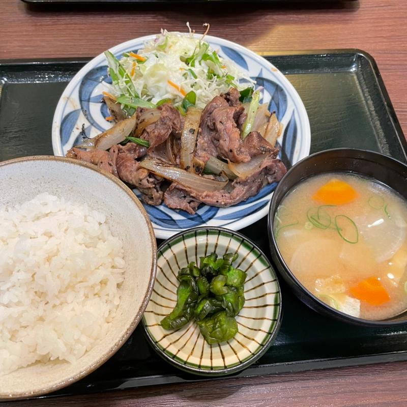 九条ねぎ塩たん定食(たんとと和くら ニトリモール枚方店)